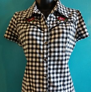 Sourpuss Rockabilly Ladies Flannel